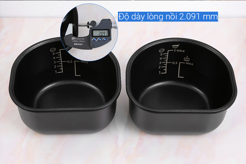 Lòng nồi Sharp 1.8 lít KN-TC50VN-SL Bạc