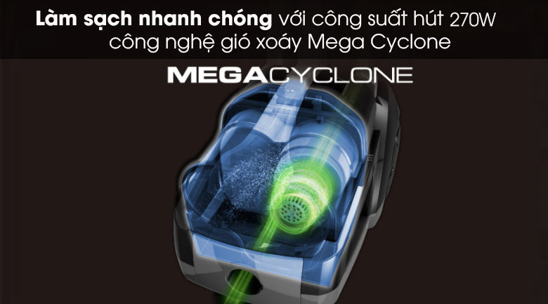 Công suất hút - Máy hút bụi Panasonic MC-CL575KN49