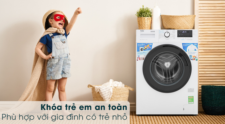 Máy giặt Beko WCV10612XB0ST - Chế độ khóa trẻ em
