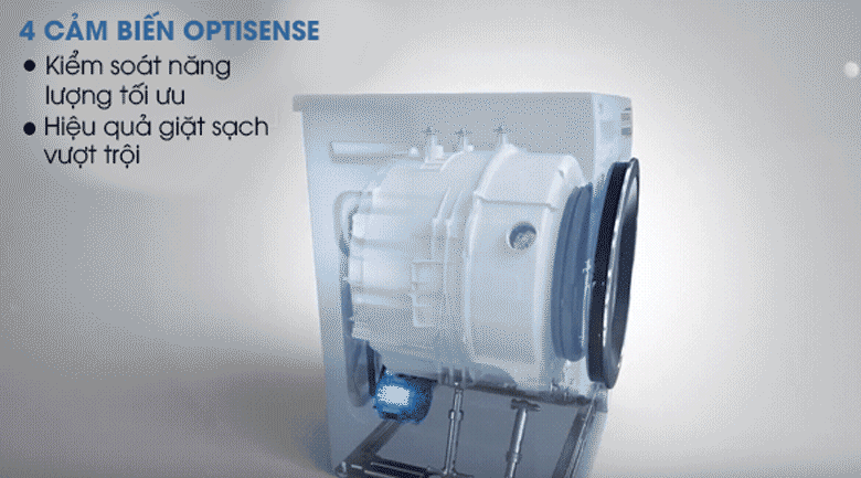 Máy giặt Beko Inverter 10 kg WCV10612XB0ST-Nâng cao hiệu quả giặt tối ưu cùng cảm biến thông minh OptiSense