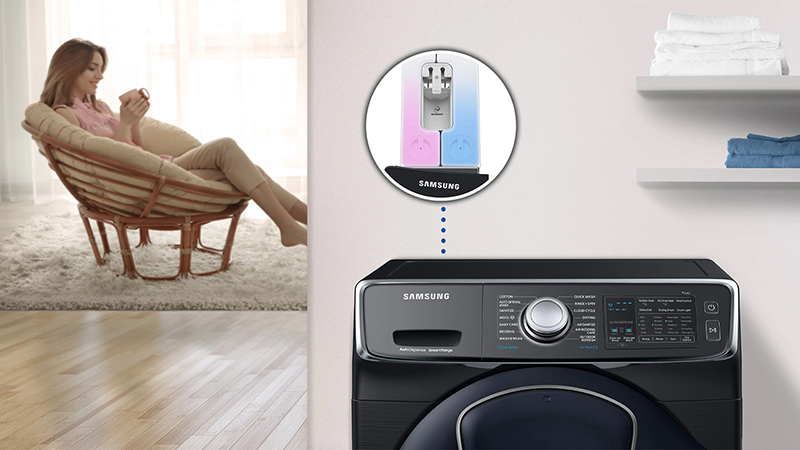 Máy giặt Samsung Addwash Inverter 19 Kg WD19N8750KV/SV