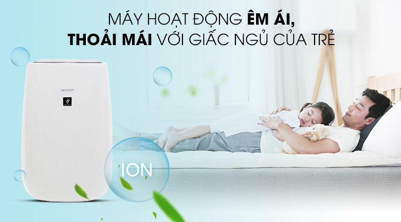 FP-J40E-W hoạt động êm ái với độ ồn 45 dB