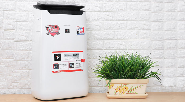 Thiết kế sang trọng, tinh tế - Máy lọc không khí Sharp FP-J60E-W Thiết kế sang trọng, tinh tế - Máy lọc không khí Sharp FP-J60E-W