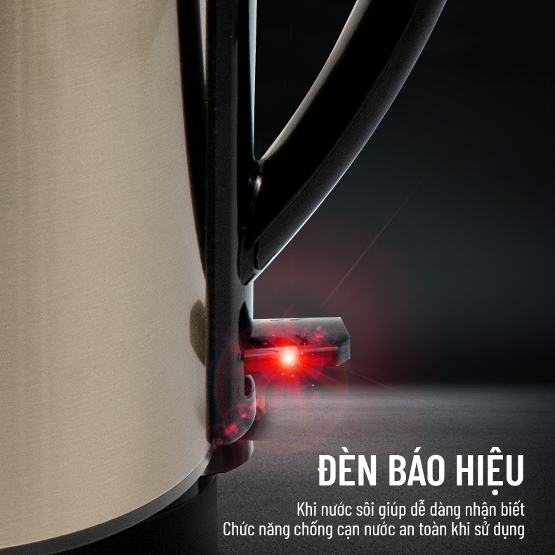 Ấm siêu tốc 1,8L Nagakawa NAG0315 - Hàng chính hãng