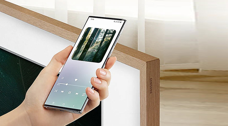 Smart Tivi Khung Tranh The Frame QLED Samsung 32 inch QA32LS03T - Chiếu màn hình điện thoại lên tivi dễ dàng thông qua tính năng Tap View, Screen Mirroring, AirPlay 2