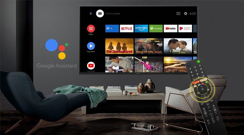 Remote-Android Tivi Sony 4K 65 inch KD-65X7500H