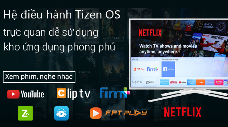 Kết nối mạng để xem phim, lướt web, đọc báo