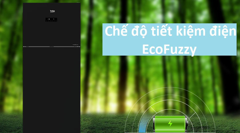 Công nghệ Eco Fuzzy - Tủ lạnh Beko Inverter 420 lít RDNT470E50VZJGB