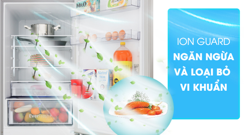 Tủ lạnh Beko Inverter 415 lít RCNT415E50VZGW - Khử mùi kháng khuẩn
