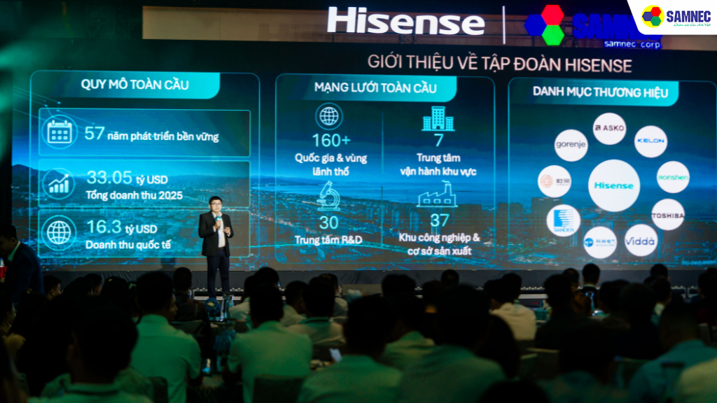 Hisense giới thiệu về thương hiệu và sản phẩm mới