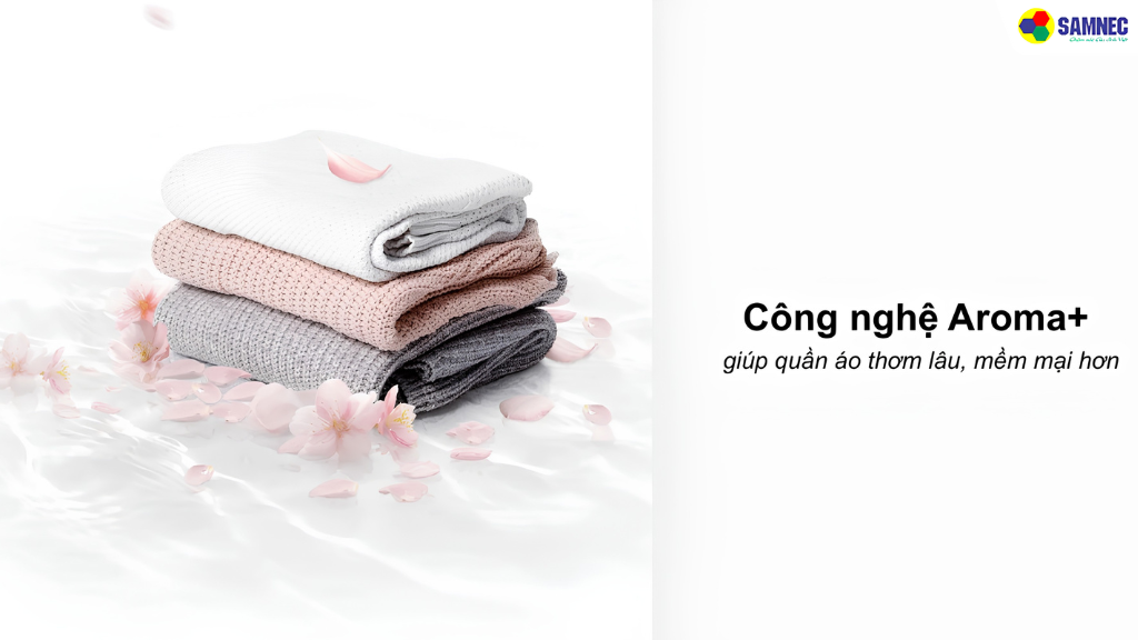 Công nghệ Aroma+ là một trong những công nghệ tiên tiến trên máy giặt TW-T37BZP140MWV(WT)