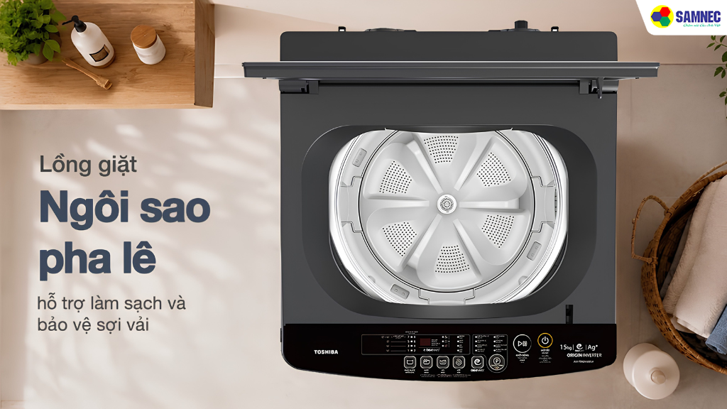 máy giặt Inverter 15 kg Toshiba