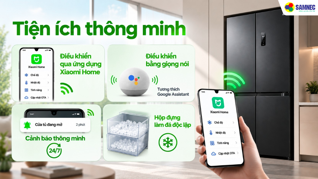 Tủ lạnh 4 cửa Xiaomi MRC51HMPAVN