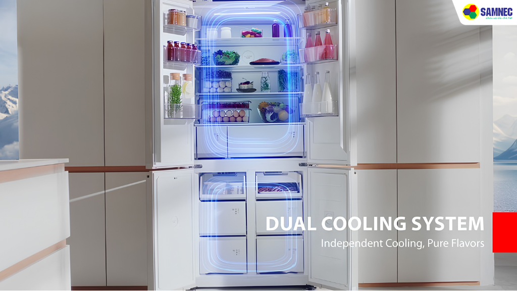 Công nghệ 2 dàn lạnh độc lập Dual Cooling System