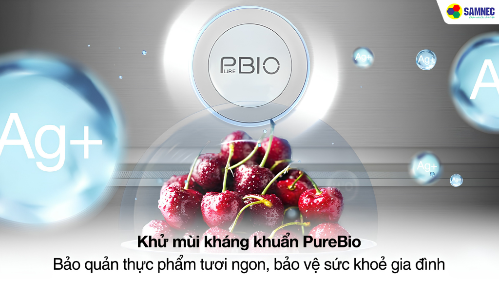 Công nghệ PureBio cùng bộ lọc tinh thể Ag+