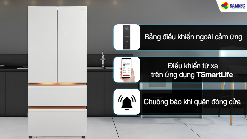 Các tiện ích thông minh của tủ lạnh Toshiba GR-RF680WI-PGV(D4)