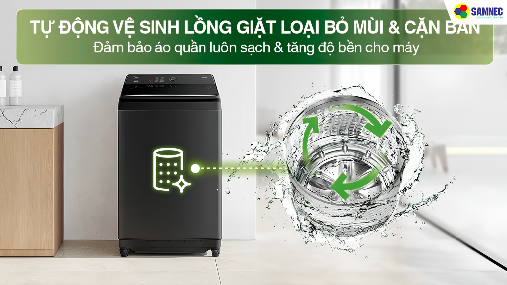 Máy giặt Samsung WA40F95E1CSV