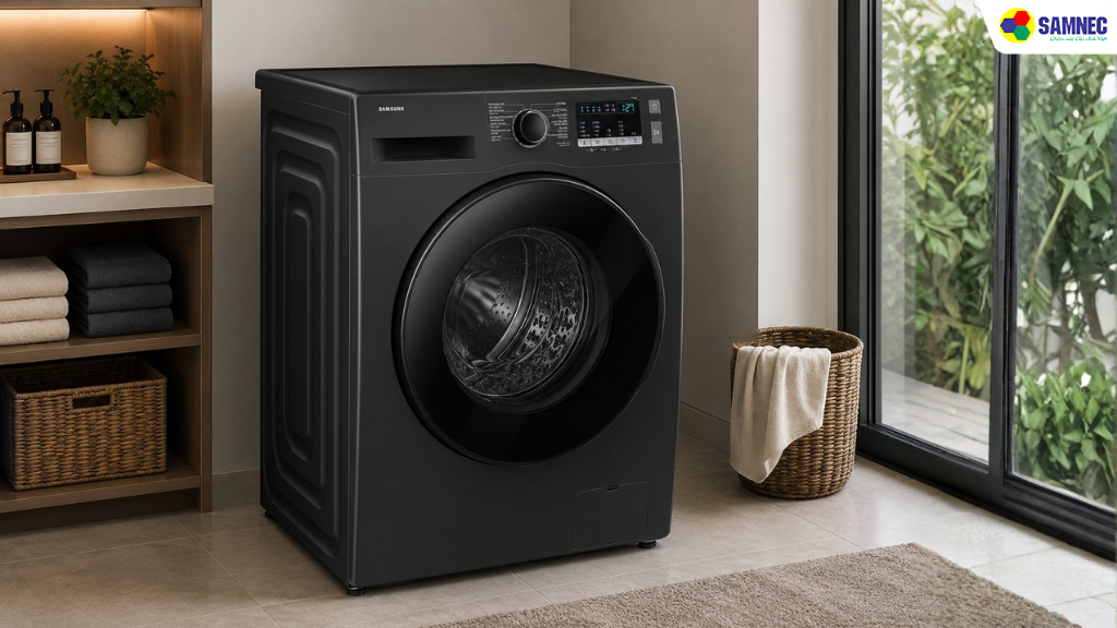Máy giặt sấy Ecobubble Inverter giặt 10 kg - sấy 6 kg Samsung WD10HG4U04BBSV