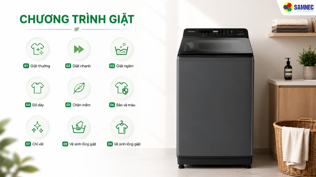 Máy giặt Inverter AW-T26D1600XV(MG)