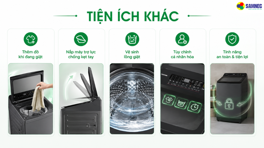Máy giặt Inverter 15 kg Toshiba