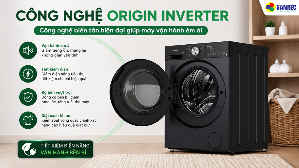 Máy giặt Inverter TW-T33B120UWV(MK)