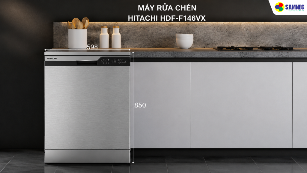 Máy rửa bát HDF-F146VX