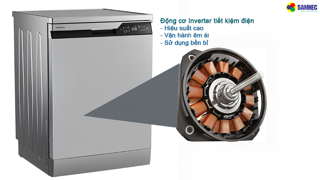 Máy rửa bát độc lập Hitachi HDF-F146VX