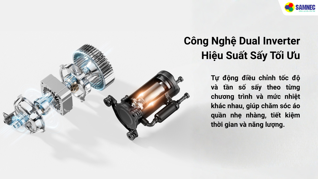 Máy sấy bơm nhiệt 9 kg Toshiba