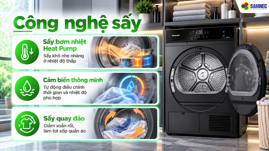 Máy sấy bơm nhiệt NH-EH05JD1BV