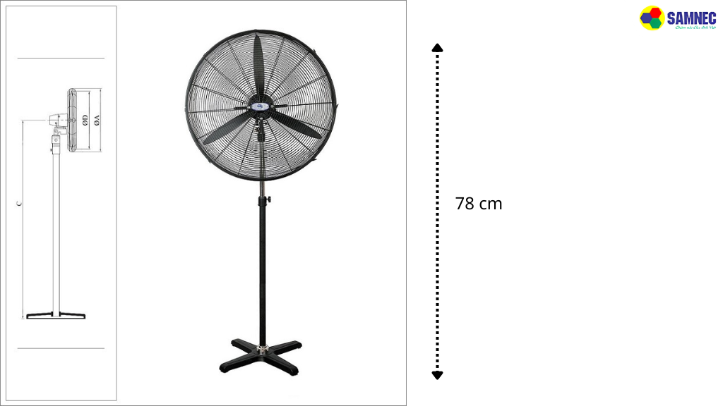Quạt công nghiệp Gale SF650-P