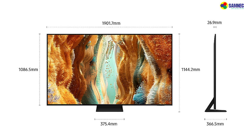 Smart Tivi QLED AI 4K Samsung QA85QN70HAKXXV