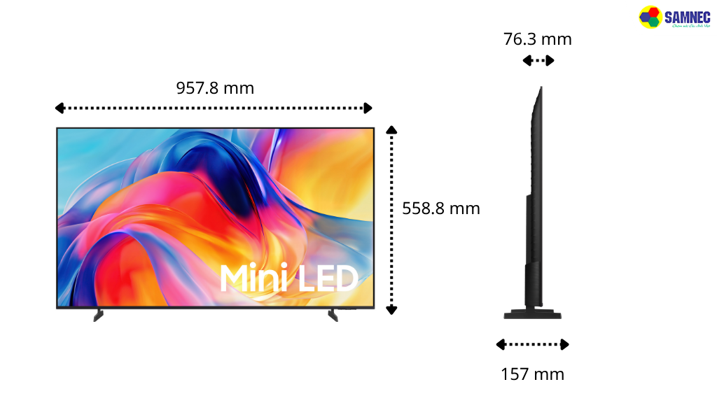 Smart AI Tivi Mini LED 4K 43 Inch UA43M71HAKXXV