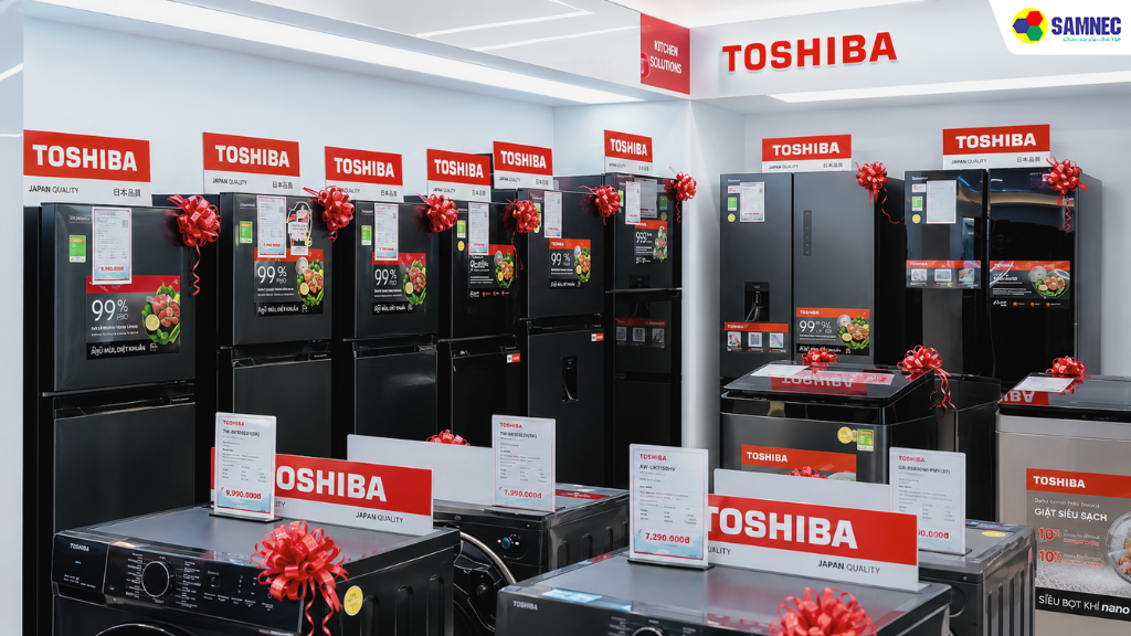 Mua tủ lạnh Japandi Toshiba Inverter 535 lít GR-RF695WI-PGV(67) giá tốt tại Samnec