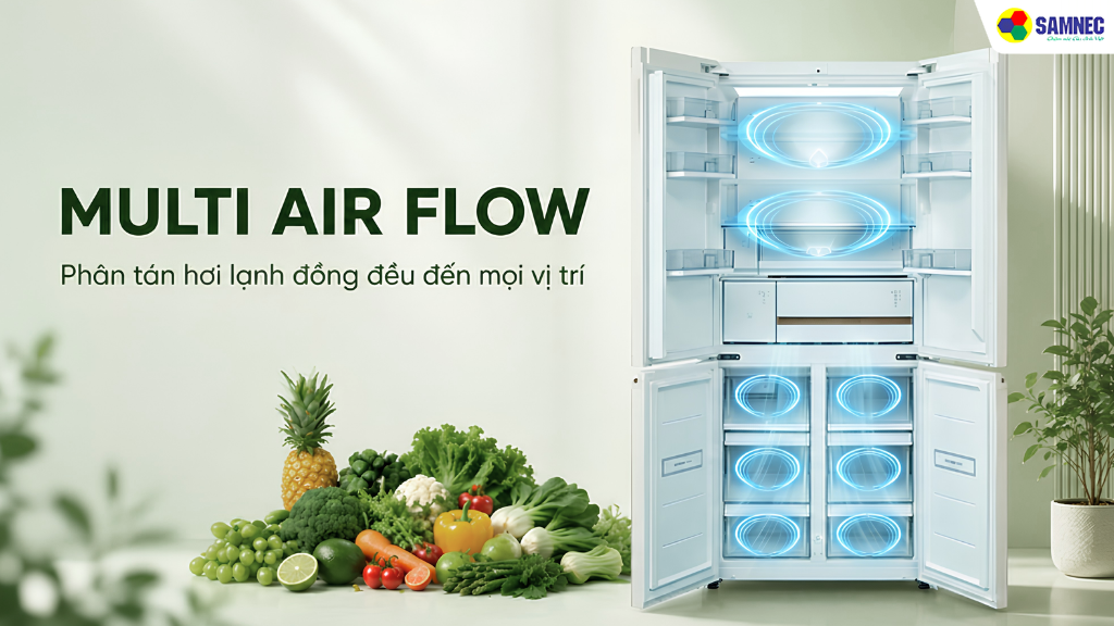 Hệ thống luồng khí lạnh Multi Air Flow