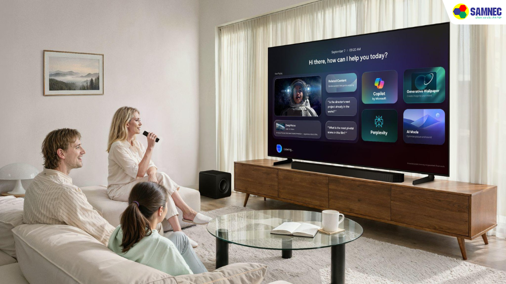 Tivi Samsung Crystal UHD AI 2026 phù hợp với đa dạng tệp khách hàng