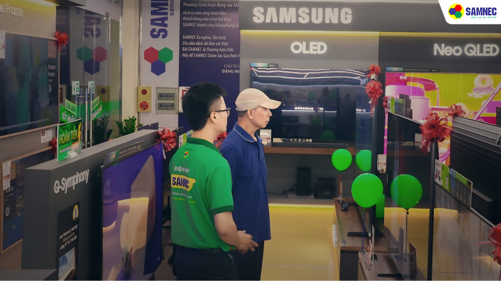 Mua tivi Samsung dòng Crystal UHD AI 2026 tại Samnec Hải Phòng