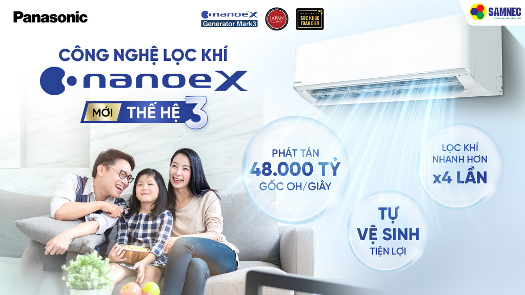 Điều hòa Panasonic Nanoe-X thích hợp cho đa dạng nhu cầu sử dụng của khách hàng