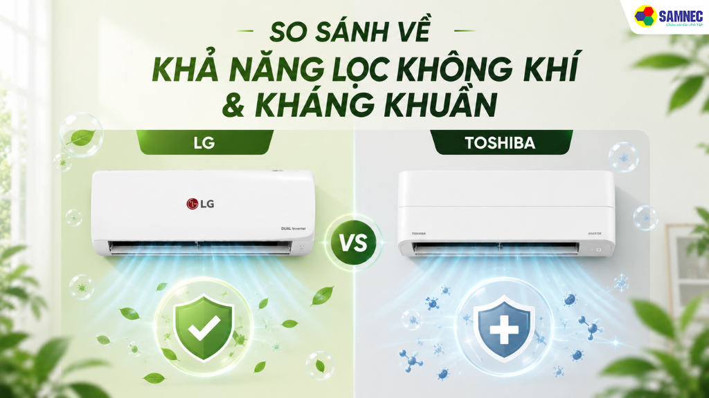 Mỗi dòng điều hòa đều có khả năng riêng về lọc không khí và kháng khuẩn