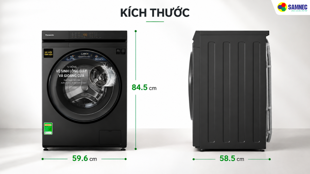Máy giặt 10 kg Panasonic NA-20VDG1BVT