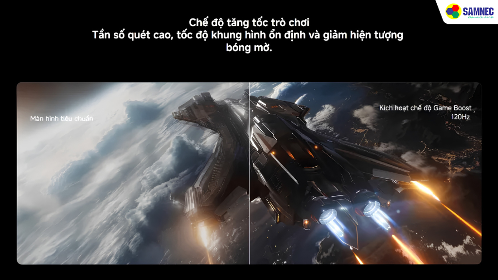 Cả Xiaomi TV A Series và A Pro Series đều hỗ trợ tính năng Game Boost 120Hz