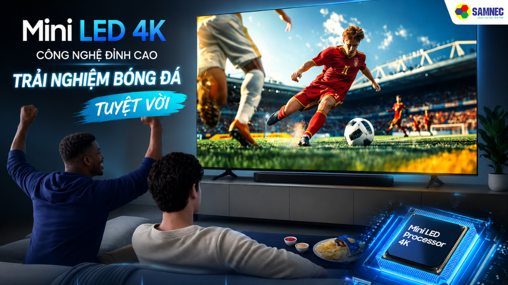 Công nghệ hình ảnh tiên tiến đem lại trải nghiệm bóng đá tuyệt vời