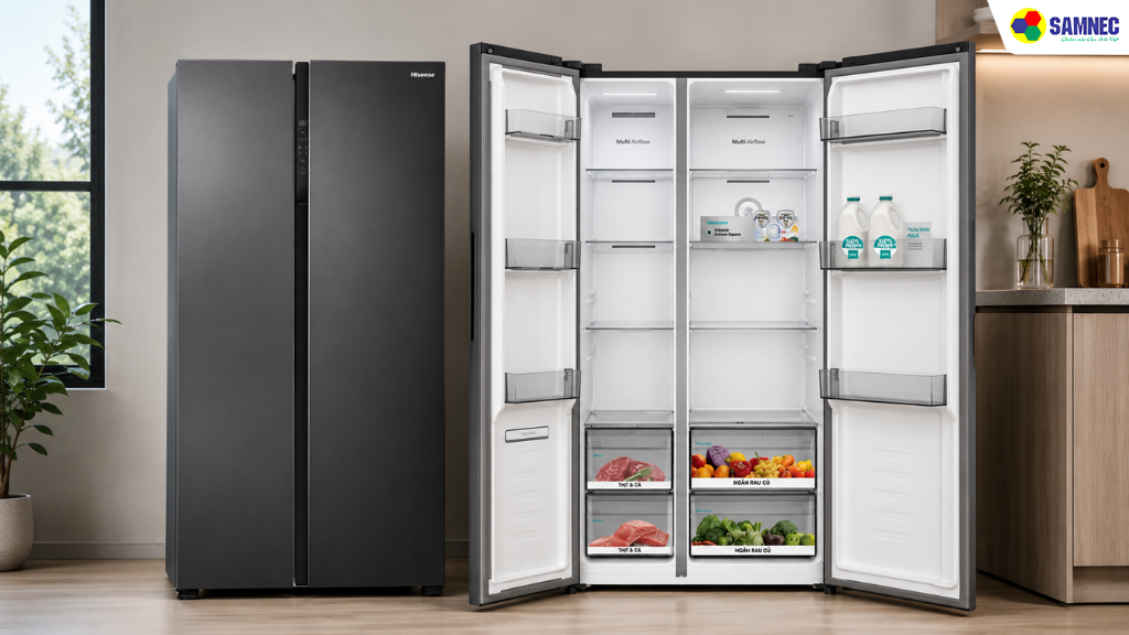 Tủ lạnh Hisense >450 Lít