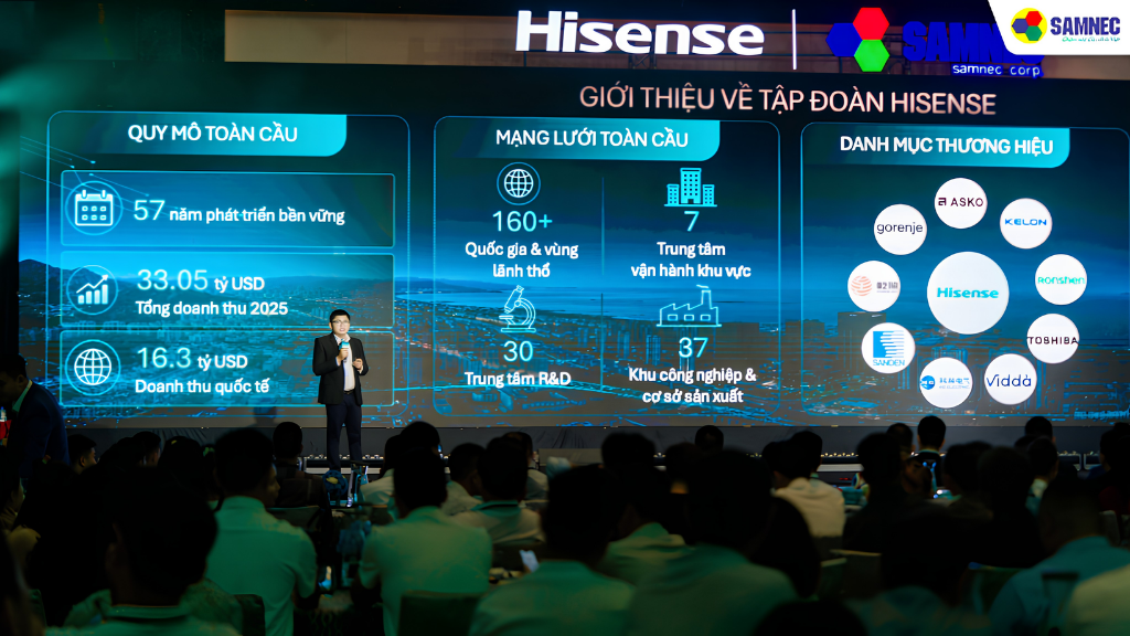 Tập đoàn Hisense phủ sóng toàn quốc