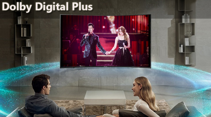 Smart Tivi Cong Samsung 4K NU7300 - Dolby Digital Plus