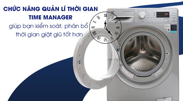 Máy giặt Electrolux Inverter 8 kg EWF12853 chính hãng giá kho tại Tín Phát
