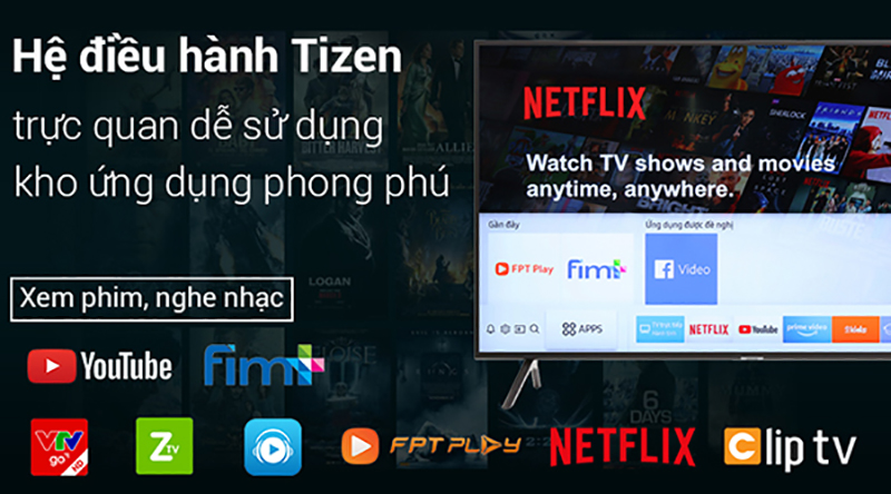Ưu điểm của hệ điều hành Tizen OS trên các dòng Smart tivi Samsung 2019