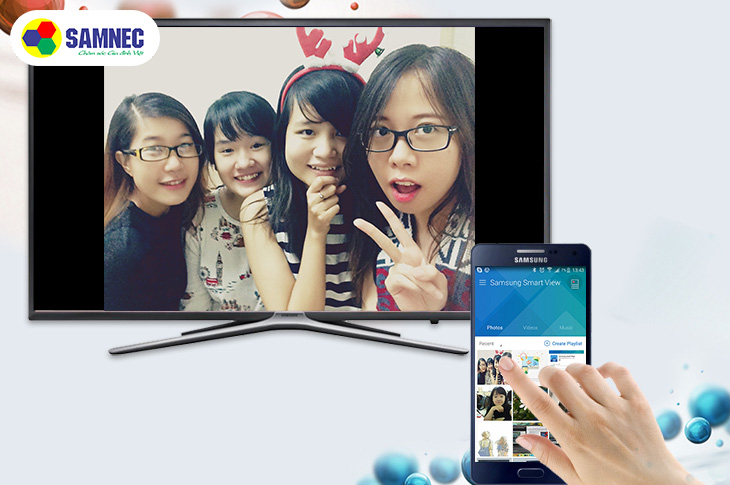 Chuyển hình từ điện thoại lên tivi