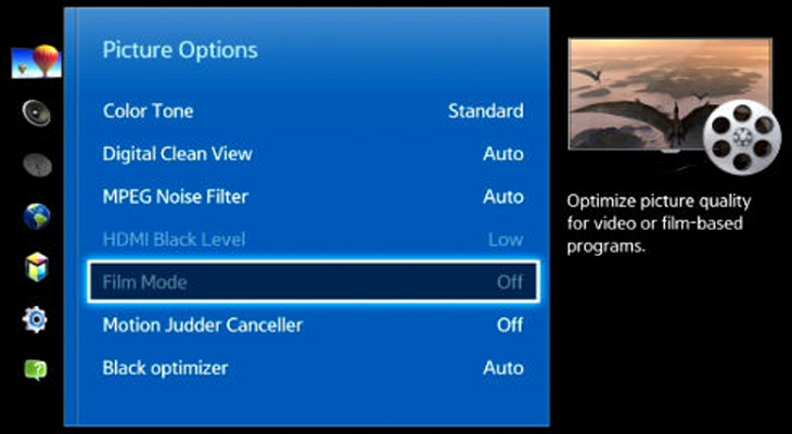 Hướng dẫn cách bật Film Mode trên tivi Samsung 5 Hướng dẫn cách bật Film Mode trên tivi Samsung 5