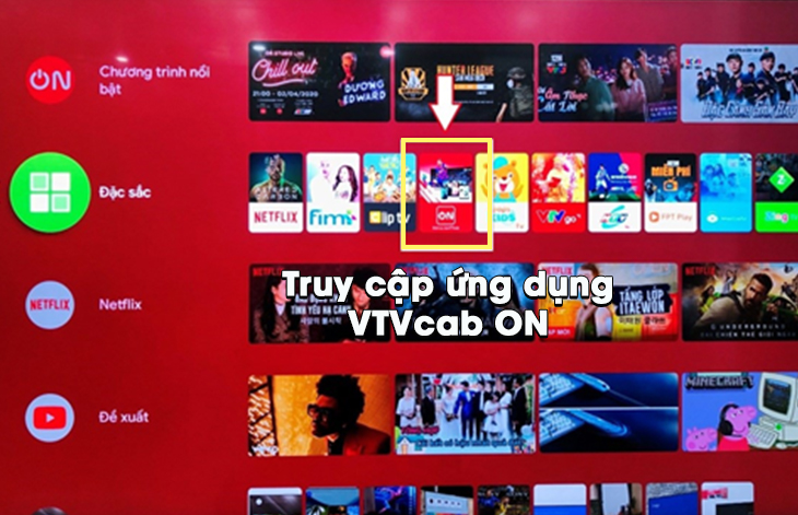 Hướng dẫn nhận quà tặng VTVcap ON trên tivi Sony Hướng dẫn nhận quà tặng VTVcap ON trên tivi Sony