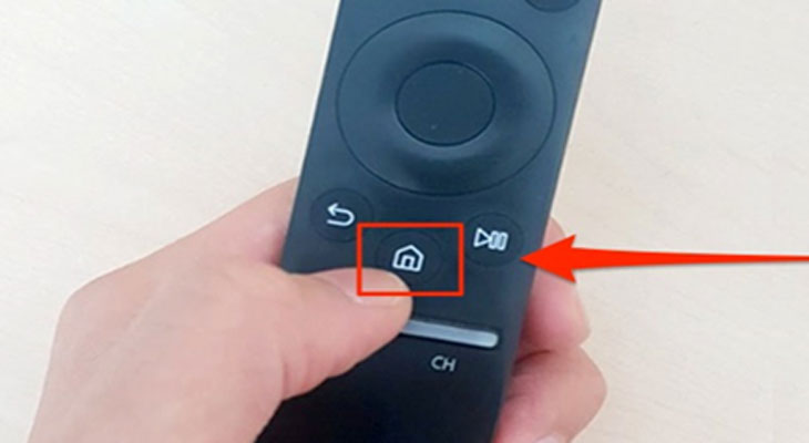 Kích hoạt gói xem phim miễn phí Galaxy Play trên Smart tivi Samsung - nhấn nút  Kích hoạt gói xem phim miễn phí Galaxy Play trên Smart tivi Samsung - nhấn nút